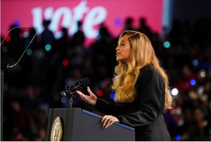 Beyoncé declares that the nation needs to "sing a new song" at a Harris rally in Houston