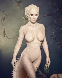 Top News! Kim Kardashian Heads to the Swamp in Intricate Albino Alligator Costume for Halloween 2024