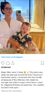 Olivia Munn Says Her Son ‘Made Me Stronger’ in Sweet Birthday Tribute: ‘Magic Malc Turns 3 Today’