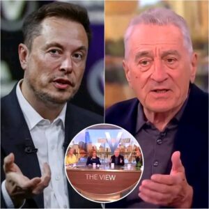 Breaking News: Robert De Niro Slams Elon Musk as a "Scumbag" on The View, Musk's Reply Leaves the Studio Stunned