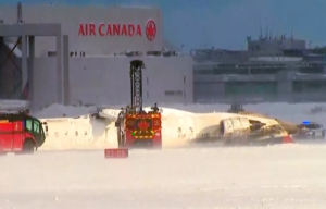 Delta Plane Crashes While Landing in Toronto with 80 People on Board, Jet Overturned at Airport