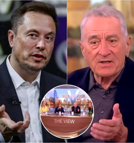 Breaking News: Robert De Niro Slams Elon Musk as a "Scumbag" on The View, Musk's Reply Leaves the Studio Stunned