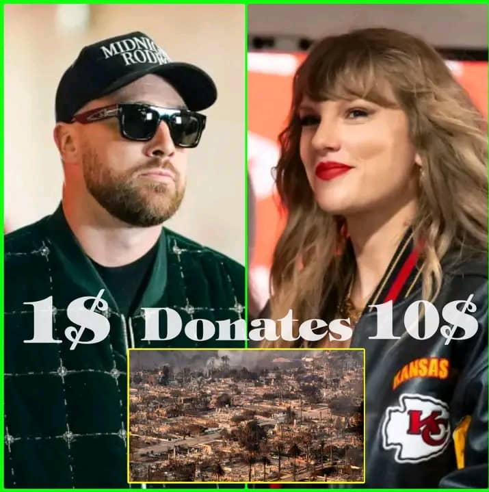 Taylor Swift Donates a Jaw-Dropping $10M While Travis Kelce Adds $1M to Support LA Wildfire Victims – Swift Goes the Extra Mile with Shelter and Food Aid, Calling Out the… Click to Read More!