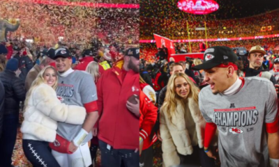 JUST IN: Patrick and Brittany Mahomes Sparkle with Love as They Hold Hands Following the Chiefs’ Electrifying AFC Championship Win Against the Bills!